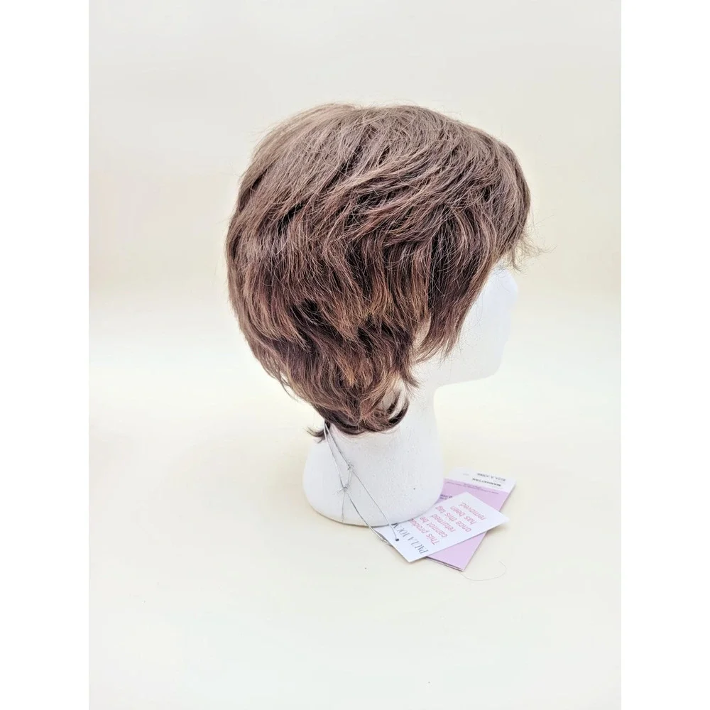 Paula Young Manhattan Human Hair Wig Average Brown Mix 812A A5068